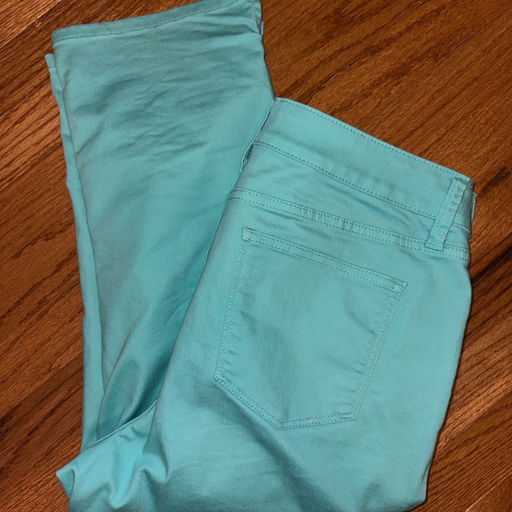 Stylish Turquoise Women's Jeans